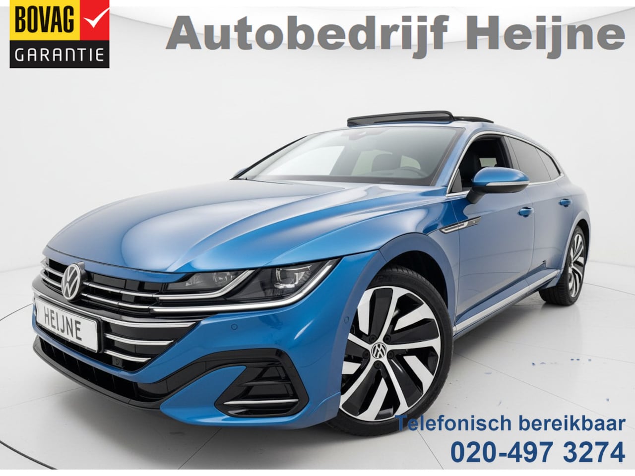 Volkswagen Arteon Shooting Brake - eHYBRID 218PK DSG R-LINE BUSINESS+ TREKHAAK/360CAMERA/PANORAMADAK - AutoWereld.nl