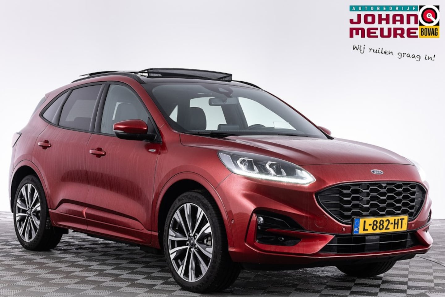 Ford Kuga - 2.5 PHEV ST-Line X | PANORAMADAK | B&O | Head Up | Full LED ✅ 1e Eigenaar - AutoWereld.nl