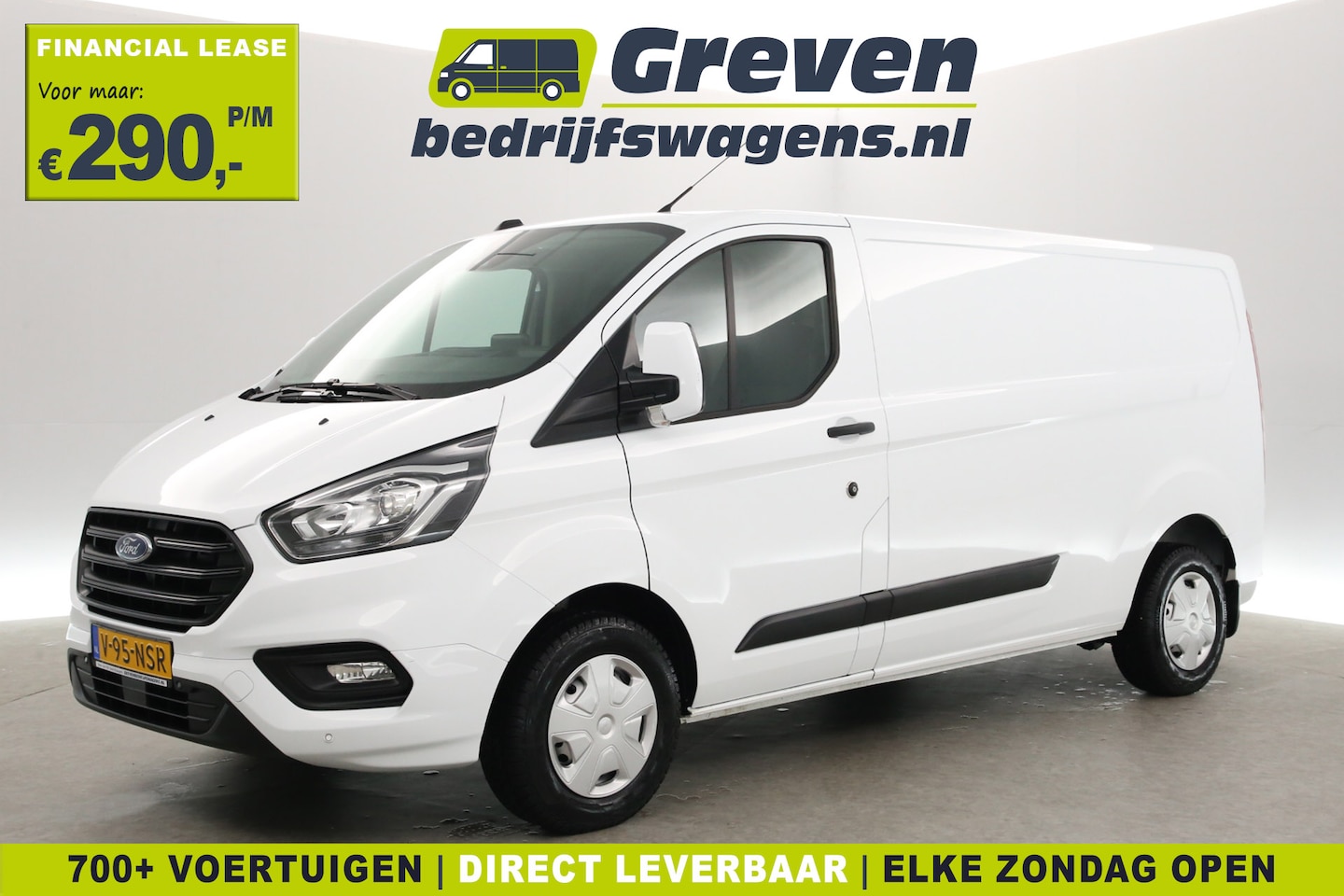 Ford Transit Custom - 2.0 TDCI L2H1 | Airco | Camera | Cruise | 3-Zits | Stoelverw. | Navi | Carplay | Parkeerse - AutoWereld.nl