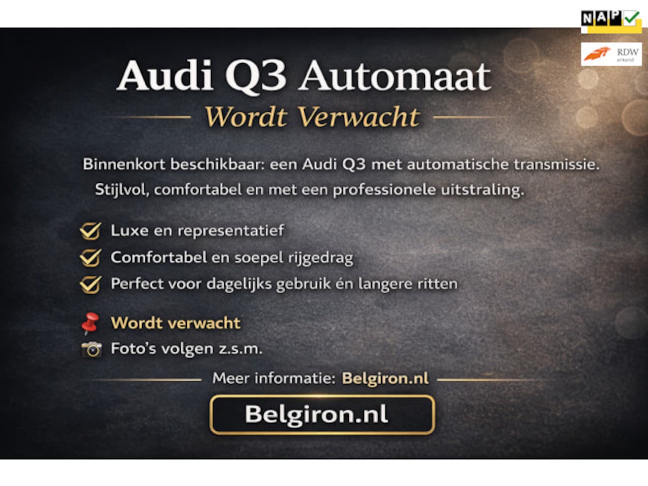 Audi Q3 - 1.4 TFSI Sport Edition 1.4 TFSI Sport Edition - AutoWereld.nl