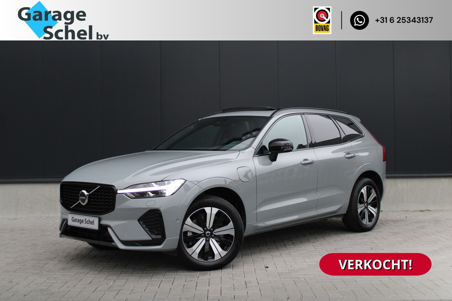 Volvo XC60 - 2.0 T6 Plug-in hybrid AWD Plus Dark - ACC - 360 Camera - Pano - H&K - Stoel/Stuurverwarmin - AutoWereld.nl