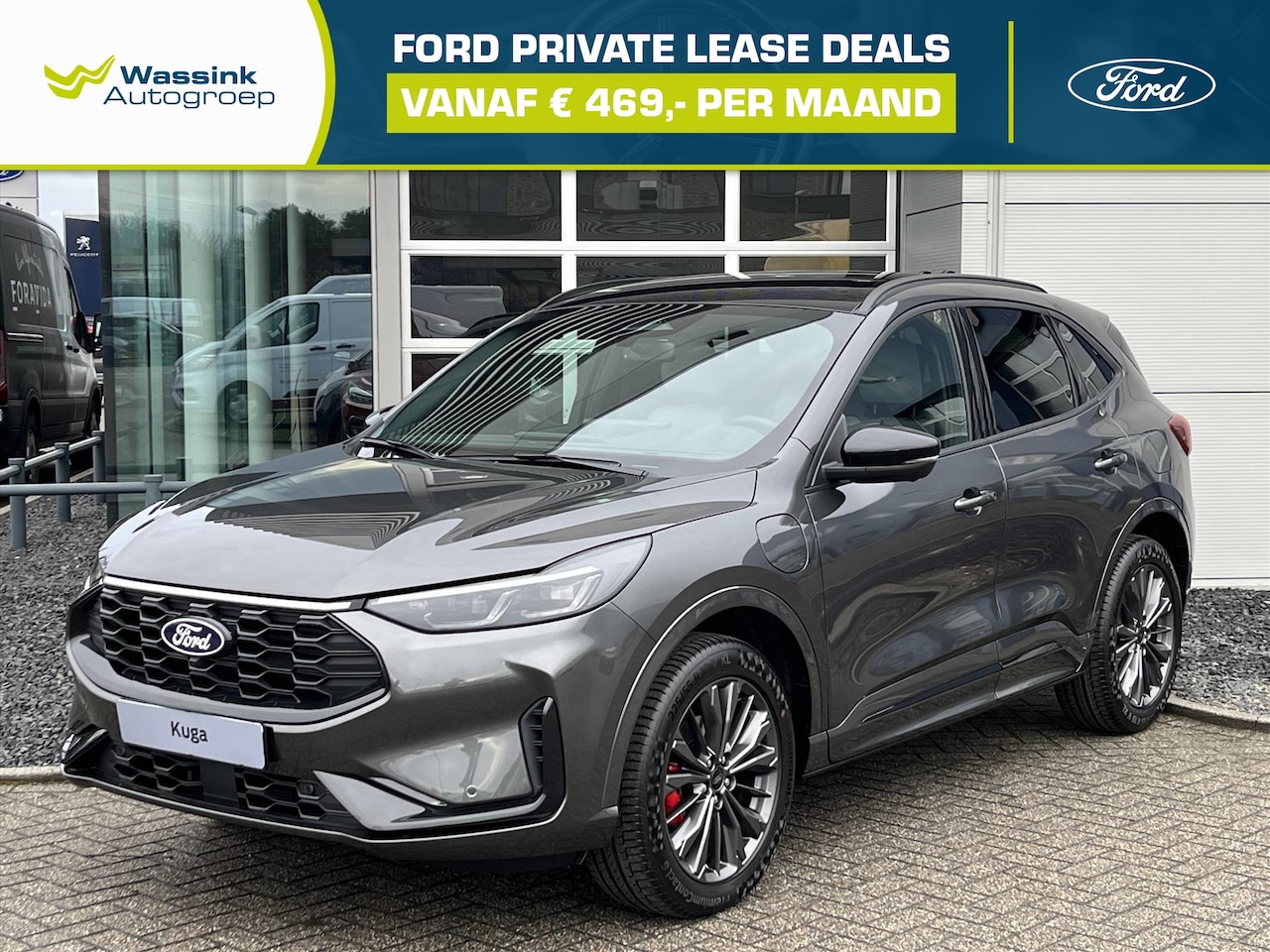 Ford Kuga - 2.5 PHEV 243pk e-CVT Sound Edition | Wegklapbare trekhaak | 19 inch lichtmetalen velgen "S - AutoWereld.nl