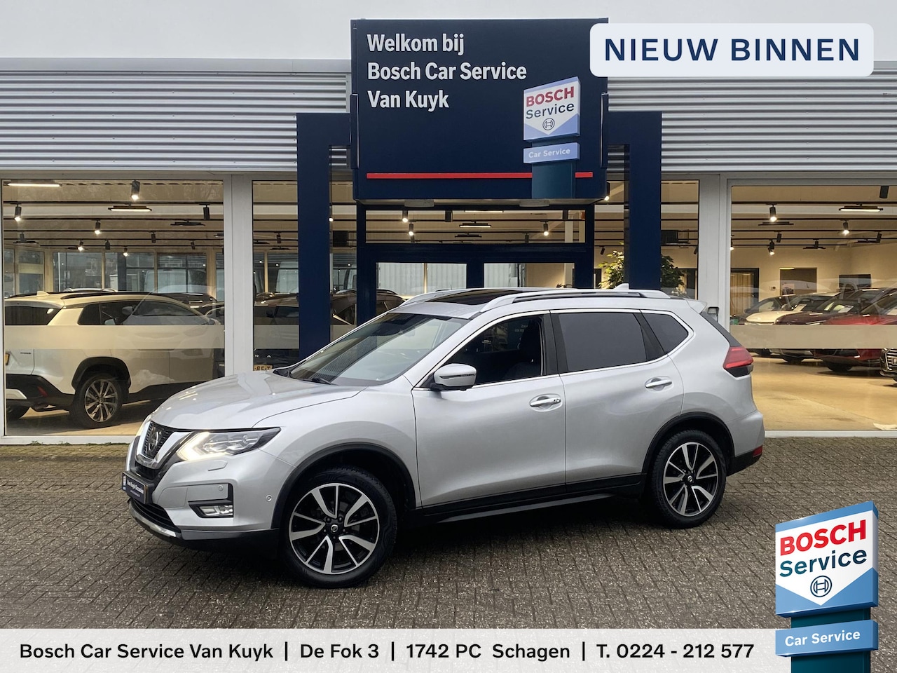 Nissan X-Trail - 1.6 DIG-T N-Connecta / NL-Auto / 2-de Eigenaar / Dealer-Onderhouden / 163 PK / 1800KG Trek - AutoWereld.nl