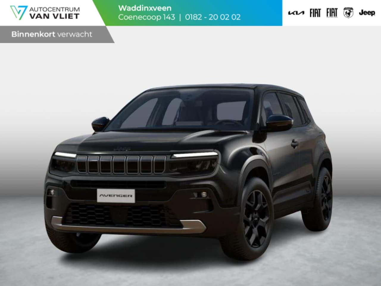 Jeep Avenger - 1.2 e-Hybrid Black Edition | Automaat | Winter Pack - AutoWereld.nl