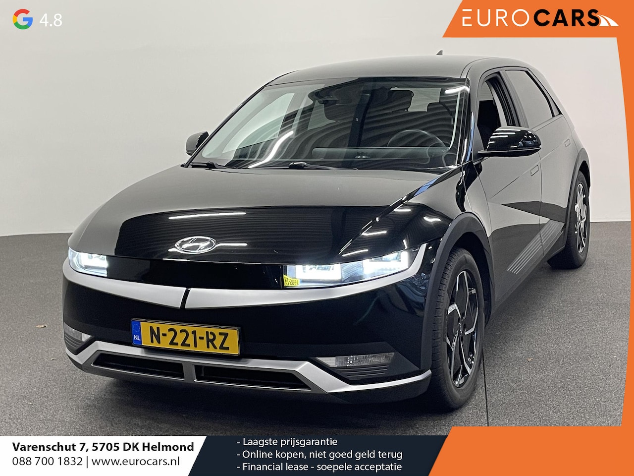 Hyundai IONIQ 5 - Style 58 kWh SOH 98% Warmtepomp Airco ECC Navi Carplay Virtual Dashboard Trekhaak PDC VA+ - AutoWereld.nl