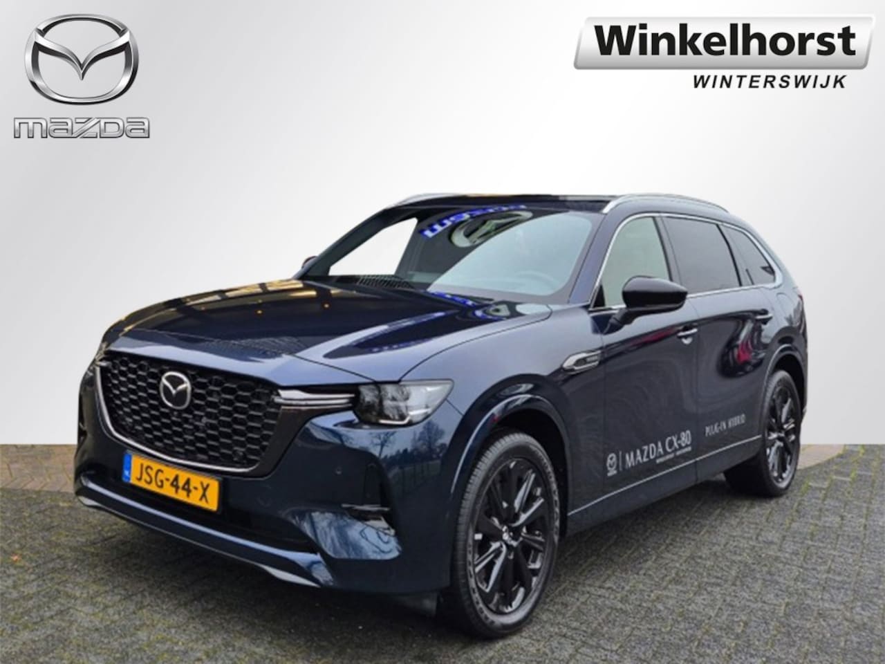 Mazda CX-80 - E-SKYACTIV PHEV 327pk 8AT AWD HOMURA Plus CAHO / Demo - AutoWereld.nl