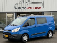 Ford Transit Custom - 2.0 TDCI 77KW 105PK DC DUBBELE CABINE EURO 6 AIRCO/ CRUISE CONTROL/ RVS IMPERIAAL/ TREKHAA