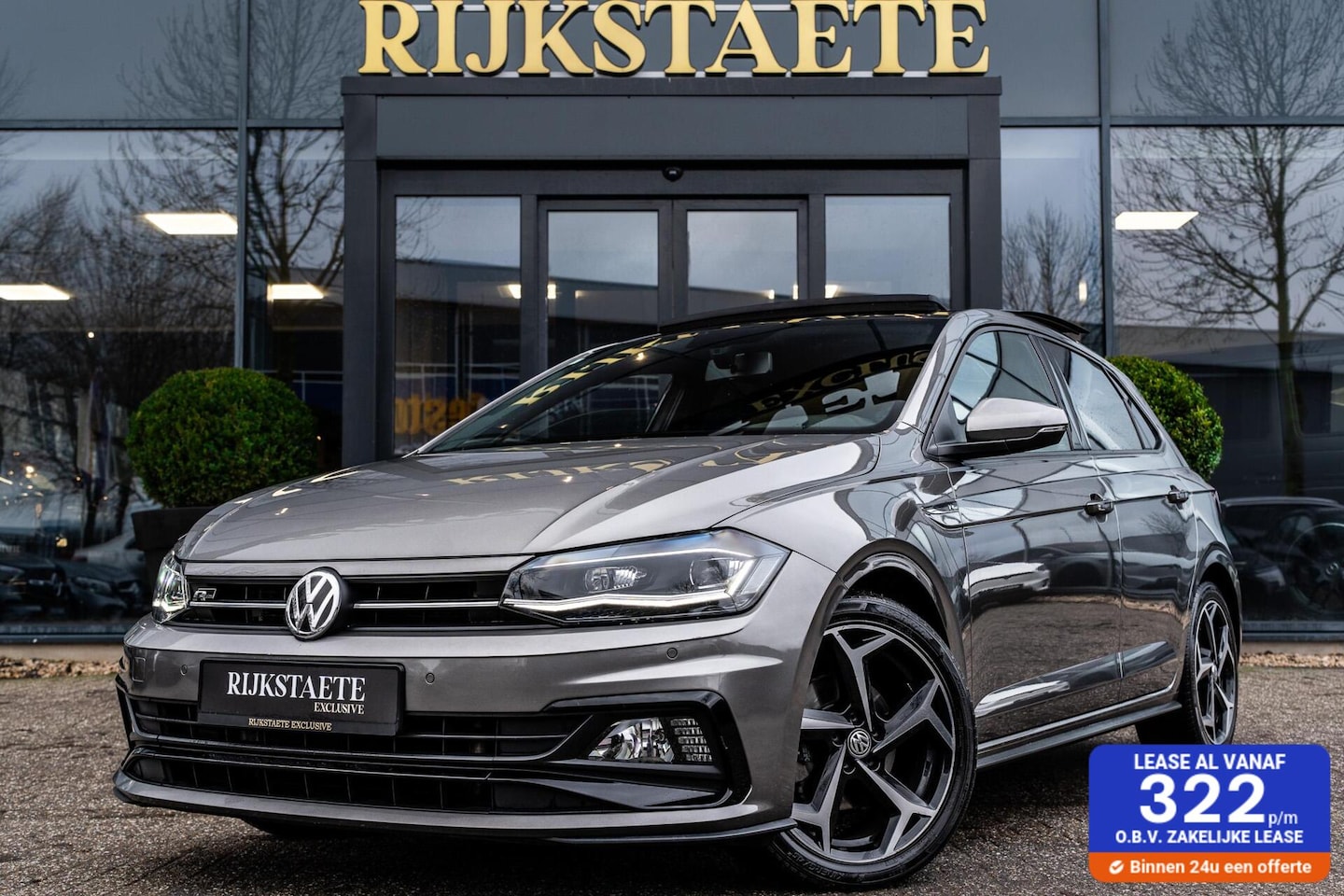 Volkswagen Polo - 1.5 TSI R-Line|PANO|ACC|CARPLAY|PDC|17'' - AutoWereld.nl
