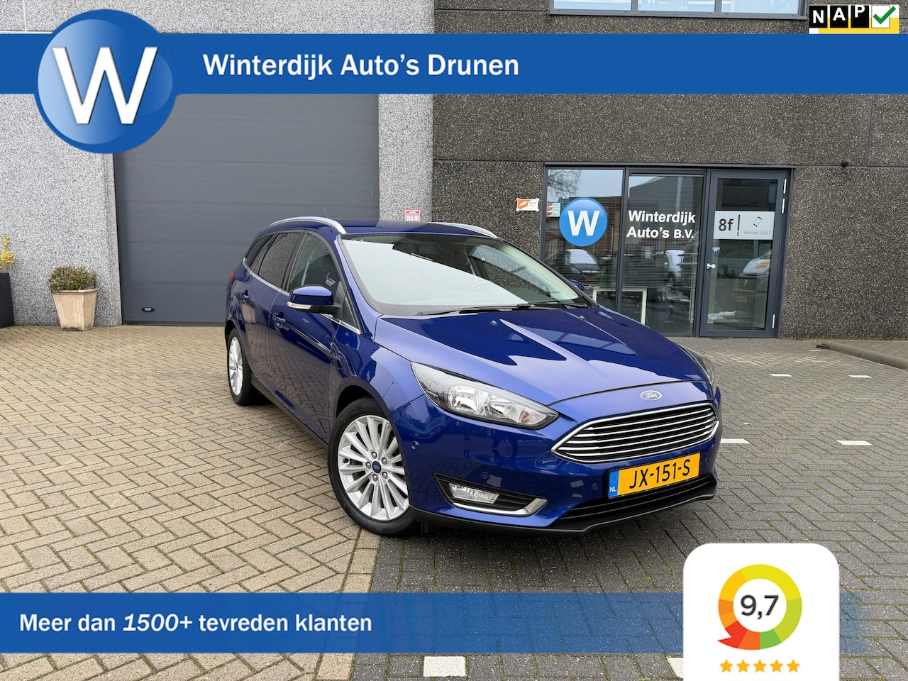 Ford Focus Wagon - 1.0 Titanium Clima, Cruise, Keyless, Navi - AutoWereld.nl