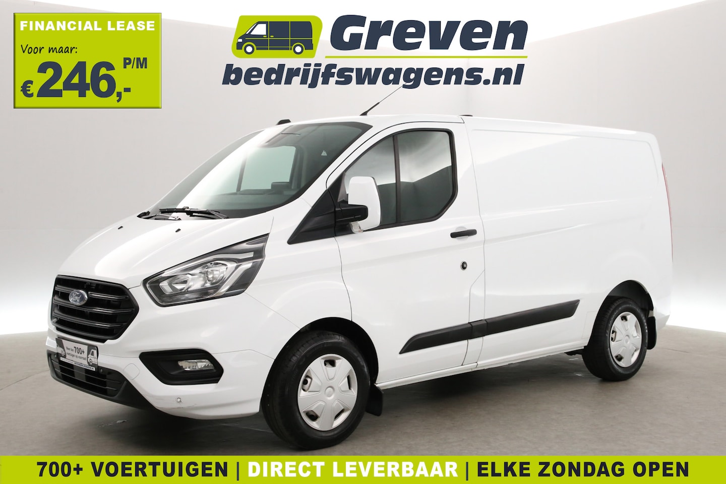 Ford Transit Custom - 2.0 TDCI L1H1 Limited | Euro6 | Airco | Cruise | Camera | 3-Zits | Trekh. | Carplay | Park - AutoWereld.nl
