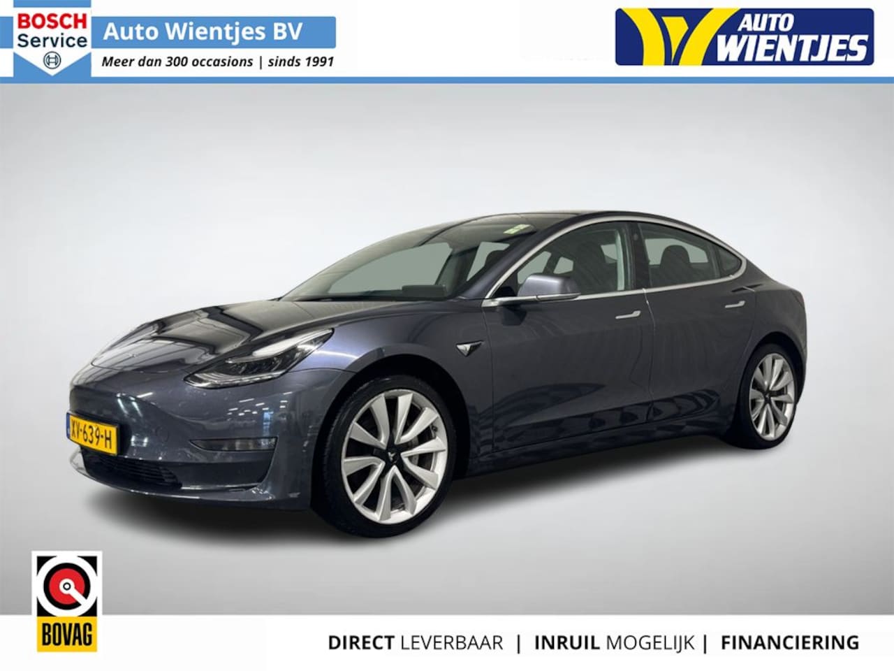 Tesla Model 3 - Long Range RWD Long Range AWD 75kWh | Leer | Pano - AutoWereld.nl