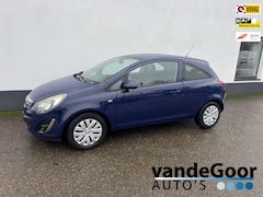 Opel Corsa - 1.2 EcoFlex Design Edition LPG, '14, airco, cruise, goede apk