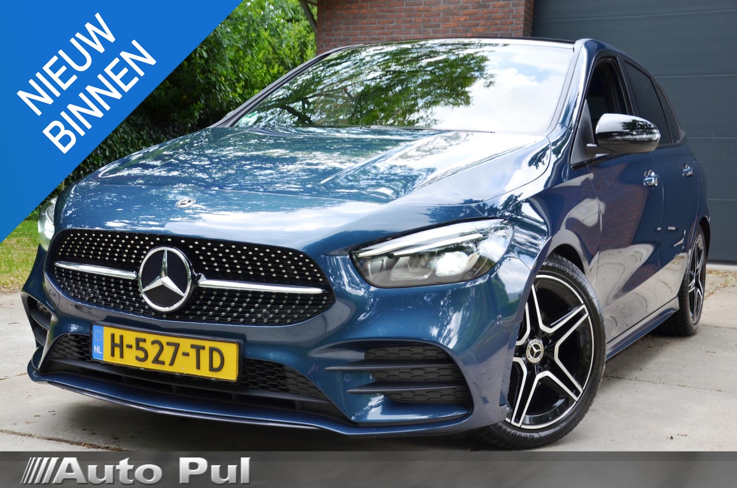 Mercedes-Benz B-klasse - 180 Business Solution AMG Automaat/Led/Navi/Pdc/Ecc/Panoramadak/Achteruitrijcamera/Stoelve - AutoWereld.nl