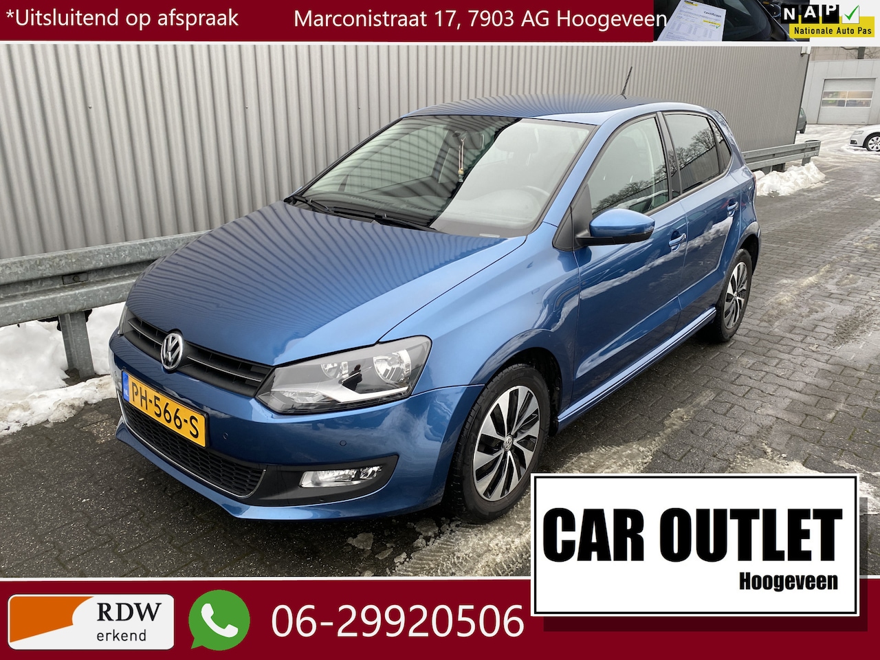 Volkswagen Polo - 1.0 BlueMotion Edition 5 Deurs, A/C, CC, PDC, LM, nw. APK – Inruil Mogelijk – - AutoWereld.nl