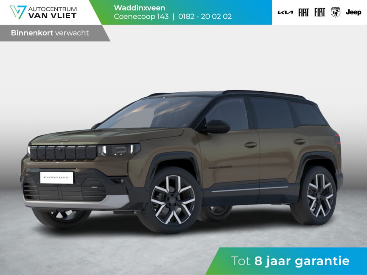 Jeep Compass - First Edition 74 kWh | Adapt. Cruise | Camera | Carplay | 20" | Elektr. A-Klep | Navi | Wi - AutoWereld.nl