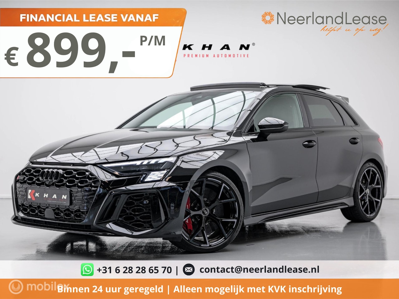 Audi RS3 - 2.5 TFSI RS 3 quattro | Zakelijk leasen vanaf €899 p/m - AutoWereld.nl