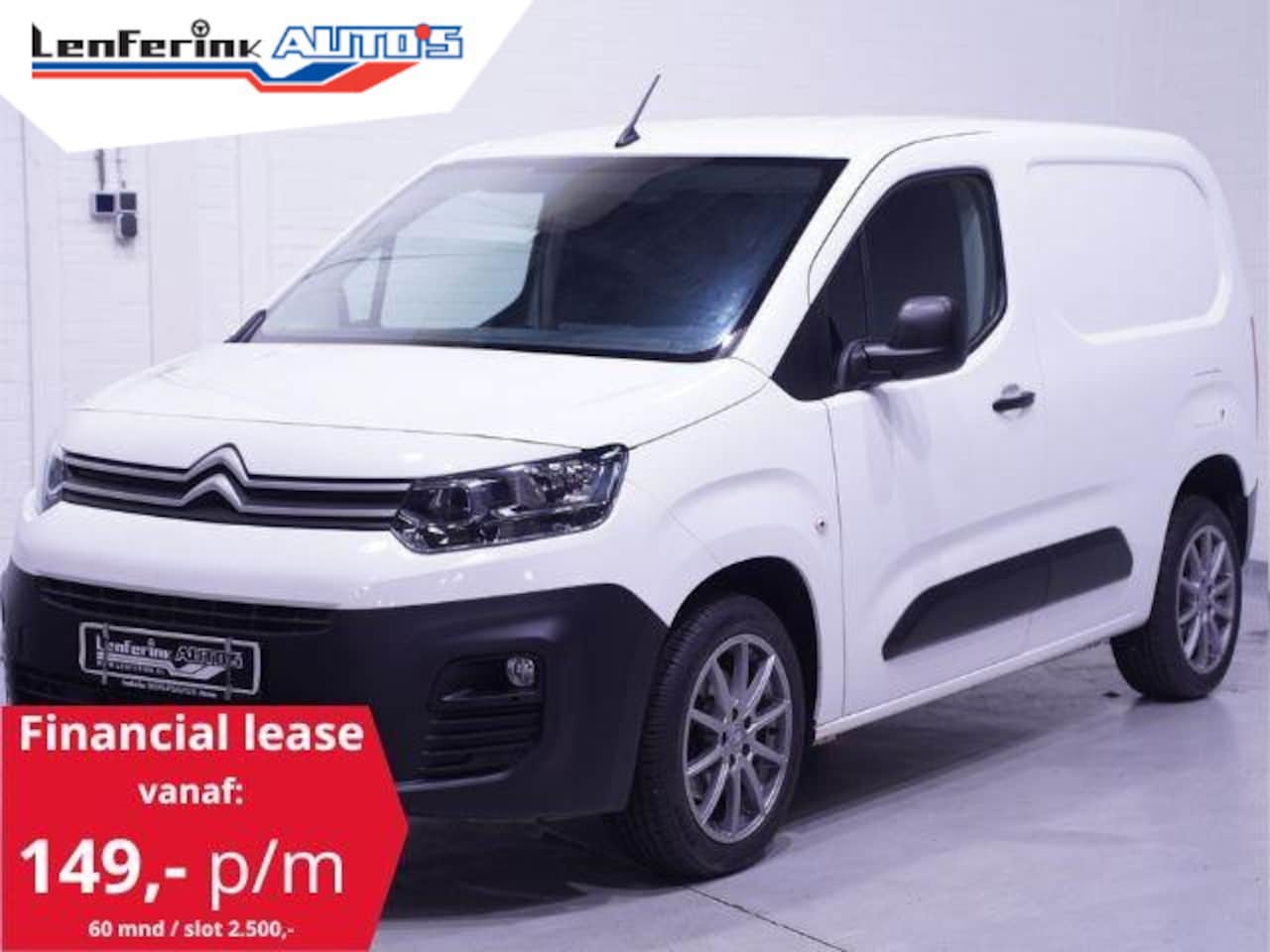 Citroën Berlingo - 1.6 BlueHDI 100 pk L1 Airco, 17" LMV Cruise Control, Laadruimte Pakket, PDC achter, 2-Zits - AutoWereld.nl