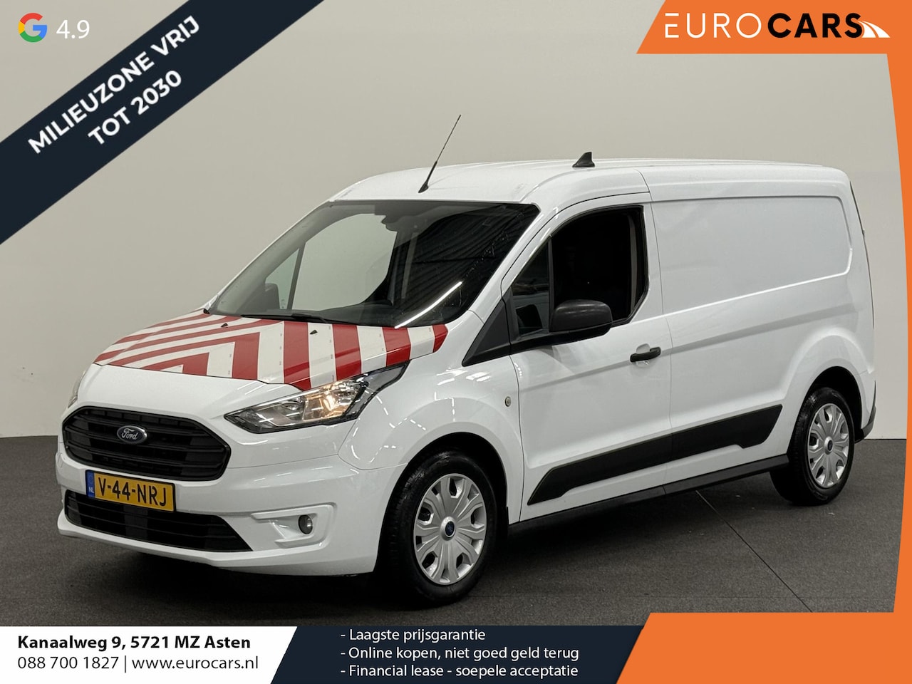 Ford Transit Connect - 1.5 EcoBlue L2 Trend Airco Camera Parkeersensoren achter Reservewiel - AutoWereld.nl