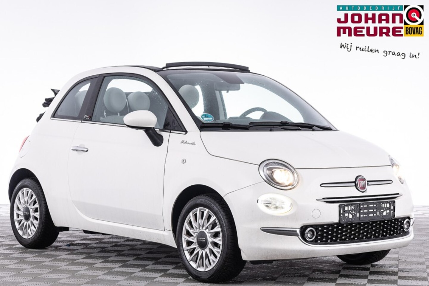 Fiat 500 C - 1.0 GSE Hybrid Dolcevita | AIRCO | Mistlampen | VELGEN | PDC - AutoWereld.nl