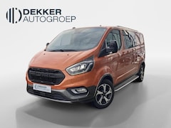 Ford Transit Custom - 320 2.0 TDCI L2H1 170pk Active Dubbele Cabine Half lederen bekleding, adaptieve cruise con