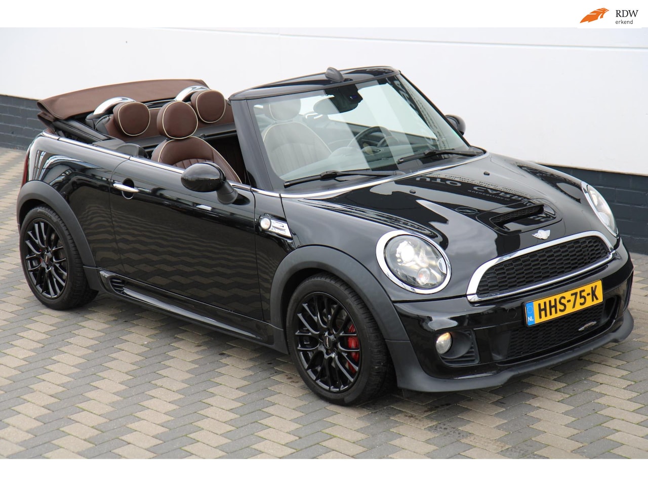 MINI Cabrio - 1.6 231PK John Cooper Works Navi Leder Xenon BTW - AutoWereld.nl