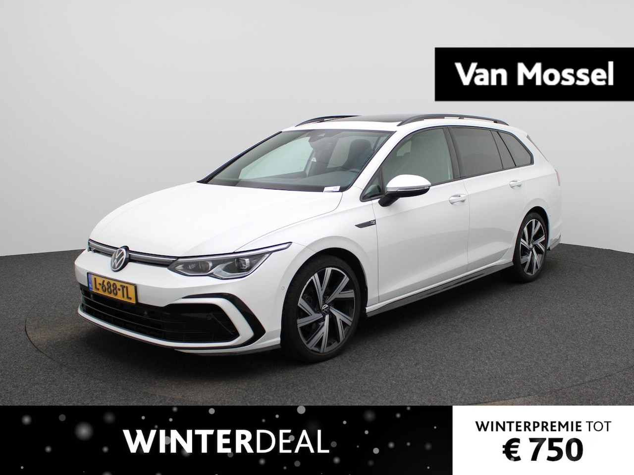 Volkswagen Golf Variant - 1.5 eTSI R-Line | Automaat | Panoramadak | Stoel + Stuurverwarming | Sfeerverlichting | Ca - AutoWereld.nl