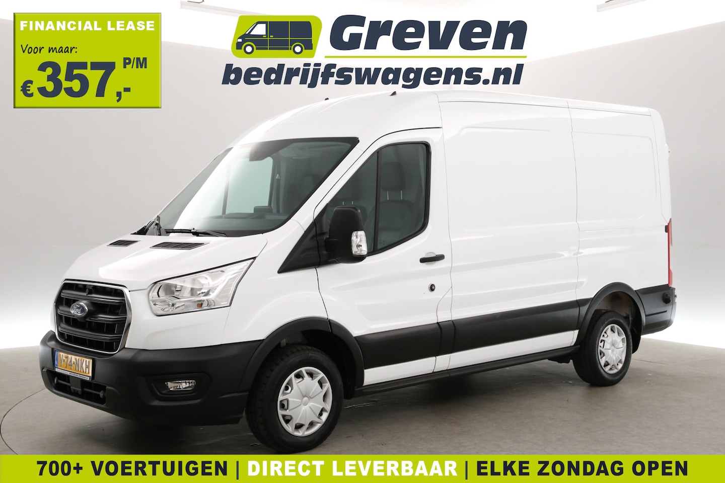 Ford Transit - 2.0 TDCI L2H2 | Euro6 | MARGE | Airco | Camera | Cruise | Carplay | 3-Zits | LED - AutoWereld.nl
