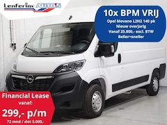Opel Movano - 2.2D 140 pk L2H2 Navi, Camera, Aut. Airco Apple Carplay, Cruise Control, 270 Graden Deuren
