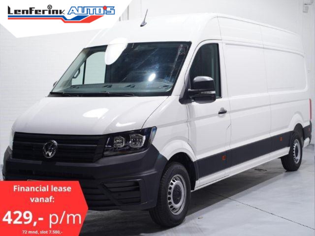 Volkswagen Crafter - 2.0 TDI 140 pk L4H3 Airco, PDC V+A Cruise Control, Bluetooth, 3-Zits, Nieuw - AutoWereld.nl