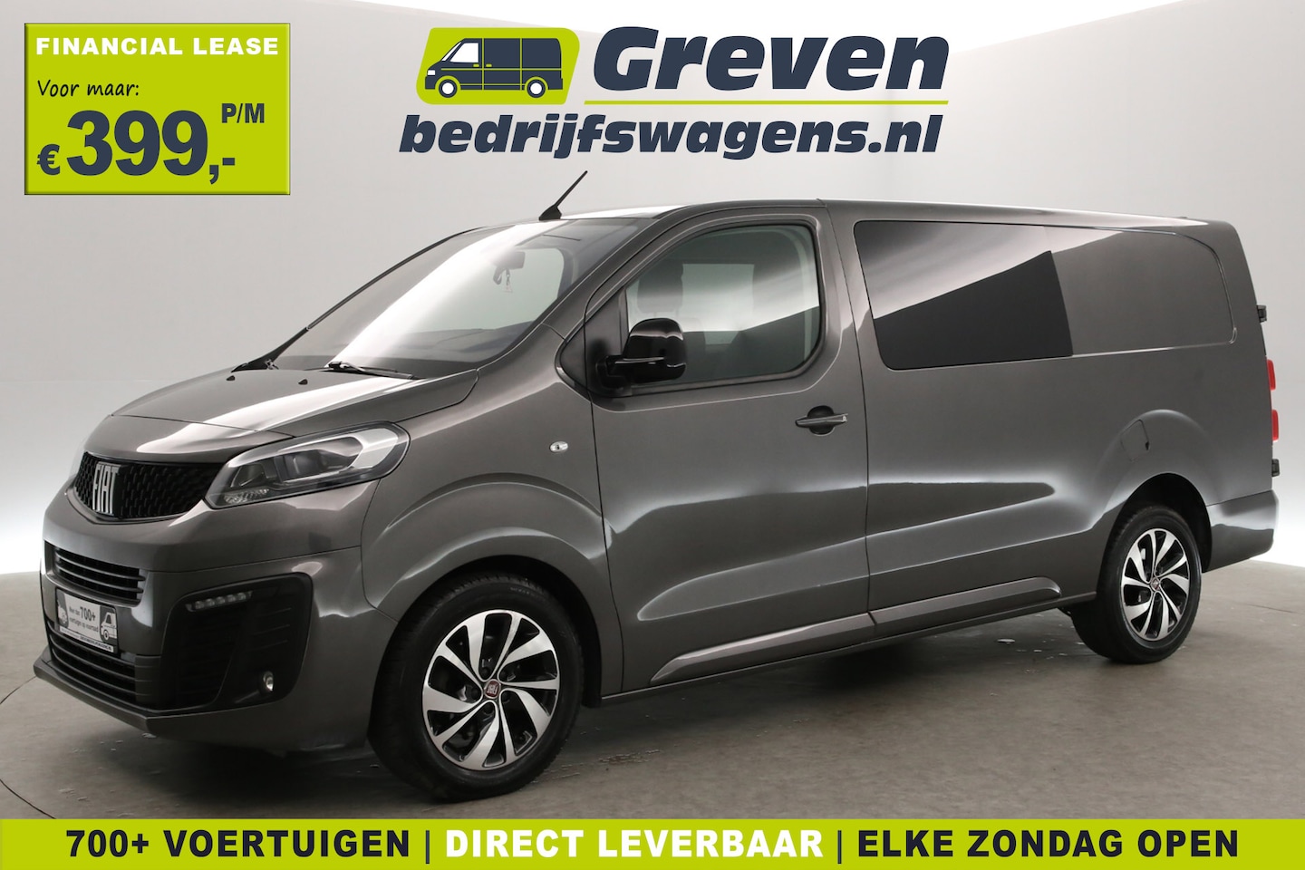 Fiat Scudo - Multicab SX L3H1 | 177PK | Dubbele Cabine | Aut. | Airco | 360° Camera | Carplay | Cruise - AutoWereld.nl
