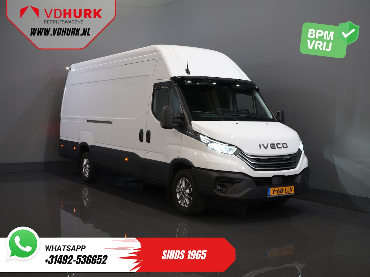 Iveco Daily - 35S18HV 3.0 180 pk Aut. L4H3 Face Lift/ Luchtvering/ LED/ Flitsers/ Adapt.Cruise/ Gev.stoe - AutoWereld.nl