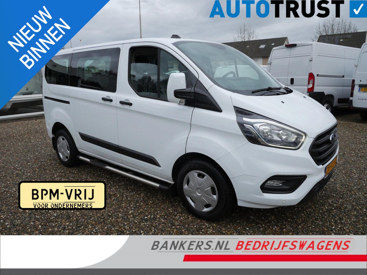 Ford Transit Custom - 2.0 TDCI 110PK, L1H1, Airco, Combi-9 Persoons, Meerdere op voorraad - AutoWereld.nl
