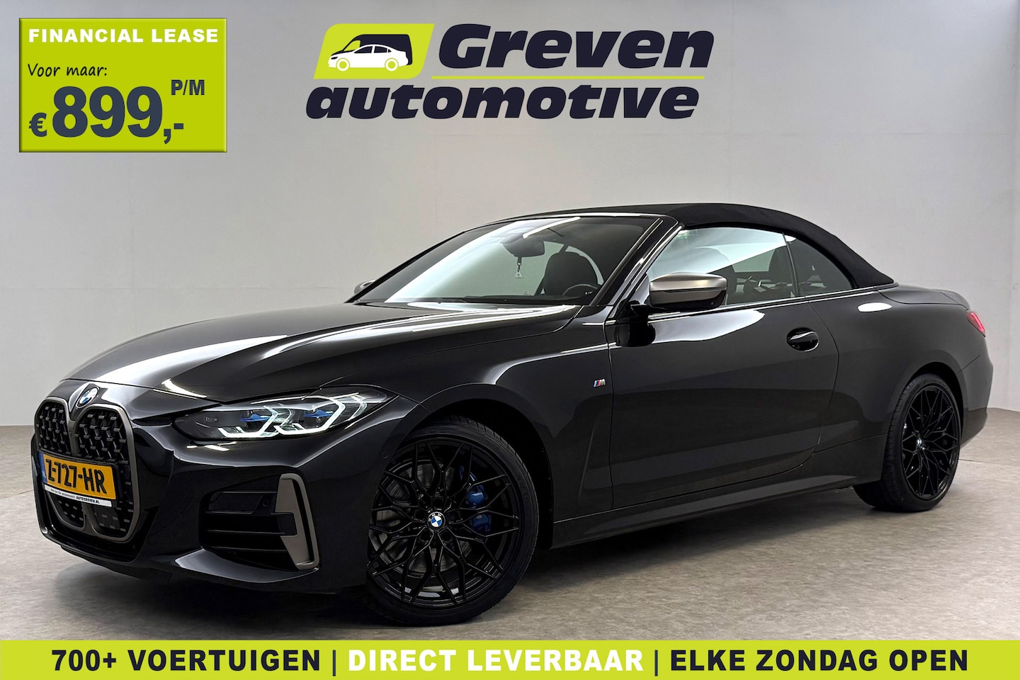 BMW 4-serie Cabrio - M440i xDrive 374PK M-pakket High Executive | Cabrio | BMW Laser | Memory | Curved Display - AutoWereld.nl