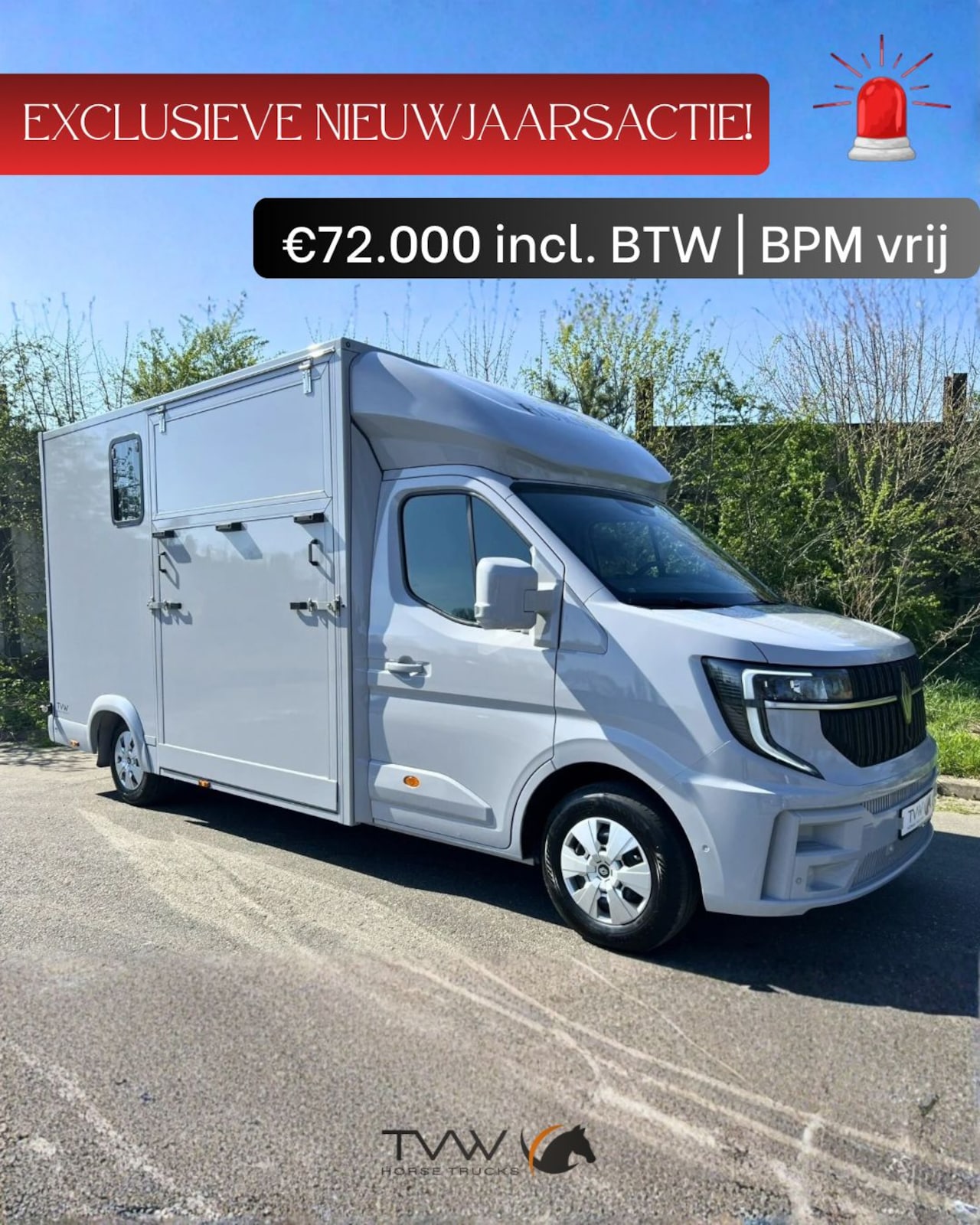 Renault Master - Paardenwagen / Horsetruck / Veewagen / Nieuw & BPM vrij! T35 2.0 dCi 170 L3H2 Extra - AutoWereld.nl