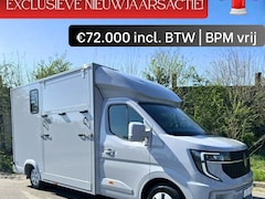 Renault Master - Paardenwagen / Horsetruck / Veewagen / Nieuw & BPM vrij T35 2.0 dCi 170 L3H2 Extra