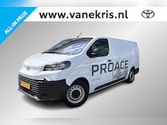 Toyota ProAce Electric Worker - Challenger Extra Range Long L2 75 kWh, Apple Carplay / Android Auto, Parkeersensoren achte