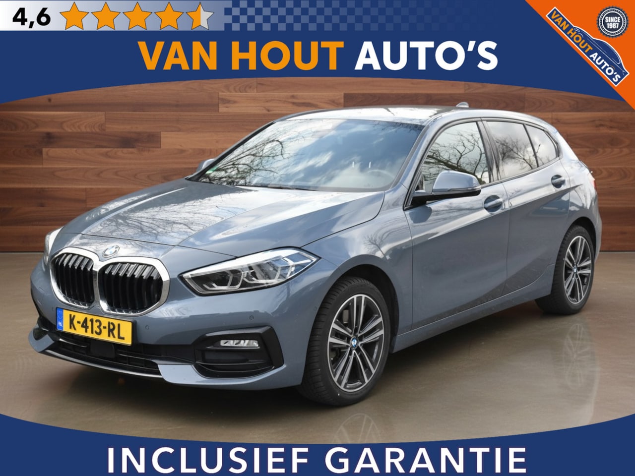 BMW 1-serie - 118i High Executive SPORTLINE | SPORTLEDER | TREKHAAK | STOEL/STUUR VERW - AutoWereld.nl