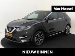 Nissan Qashqai - 1.3 DIG-T Tekna + | Navigatie | Leder | Panoramadak | Camera | 1e eigenaar |