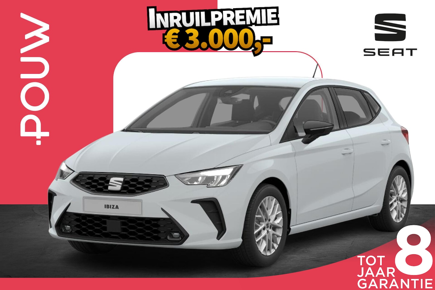 SEAT Ibiza - 1.0 EcoTSI 95pk Style | Full-LED Koplampen | 16" Velgen - AutoWereld.nl