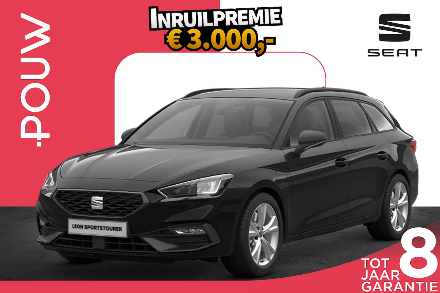 SEAT Leon Sportstourer - 1.5 TSI 204pk e-Hybrid Style | Climate Control | 17" Velgen - AutoWereld.nl