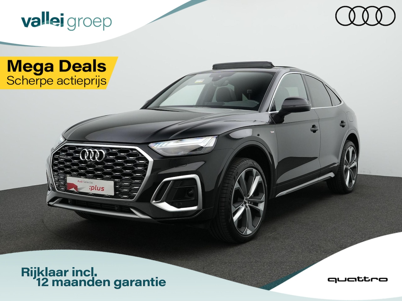 Audi Q5 Sportback - 50 TFSI e 299 pk S-tronic S edition Competition / S-Line | Panoramadak | Trekhaak | Matrix - AutoWereld.nl