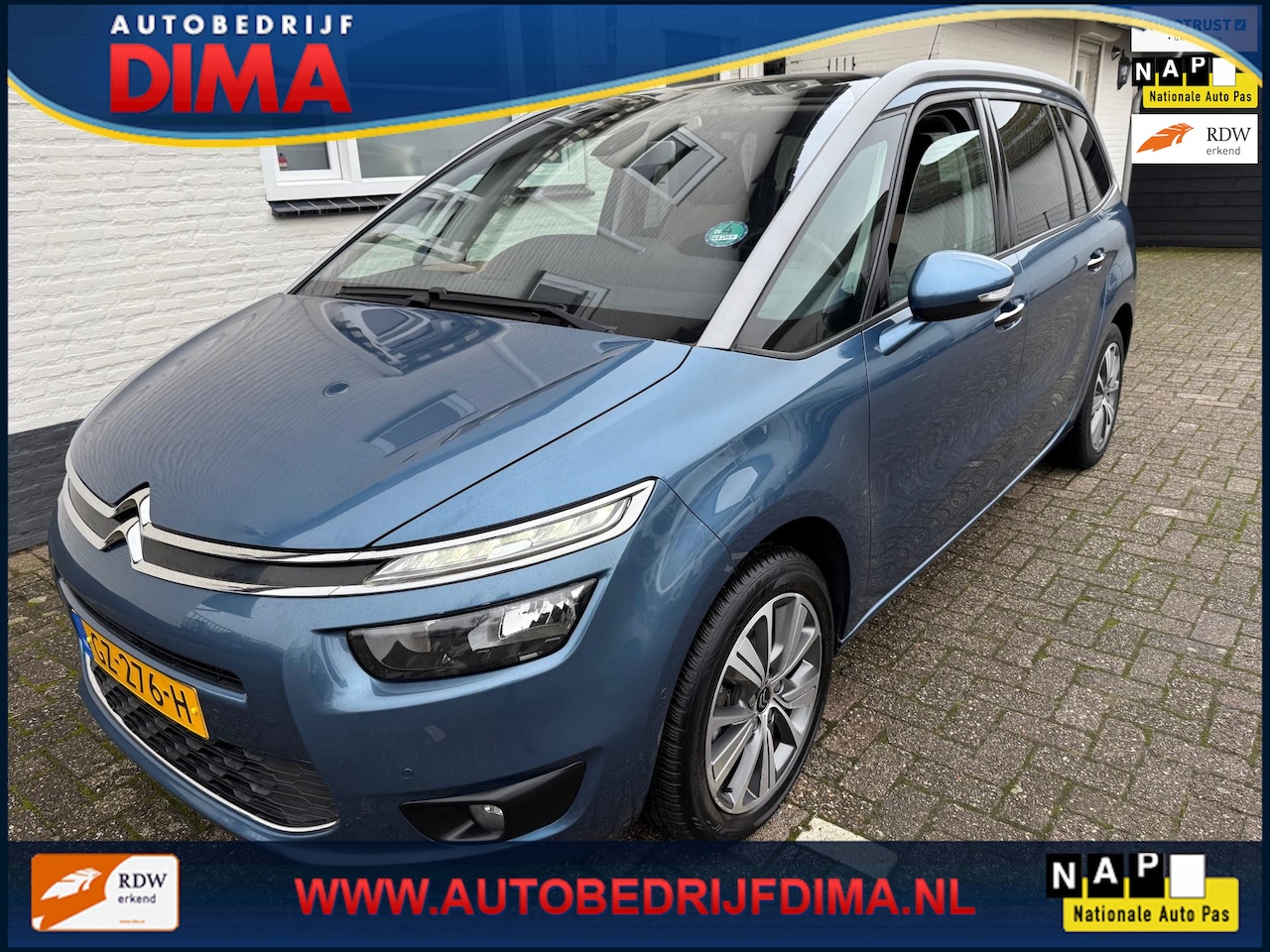 Citroën Grand C4 Picasso - 1.2 PureTech Intensive 7 Pers/ Navi/ Camera/ Cruise Control/ Trekhaak - AutoWereld.nl