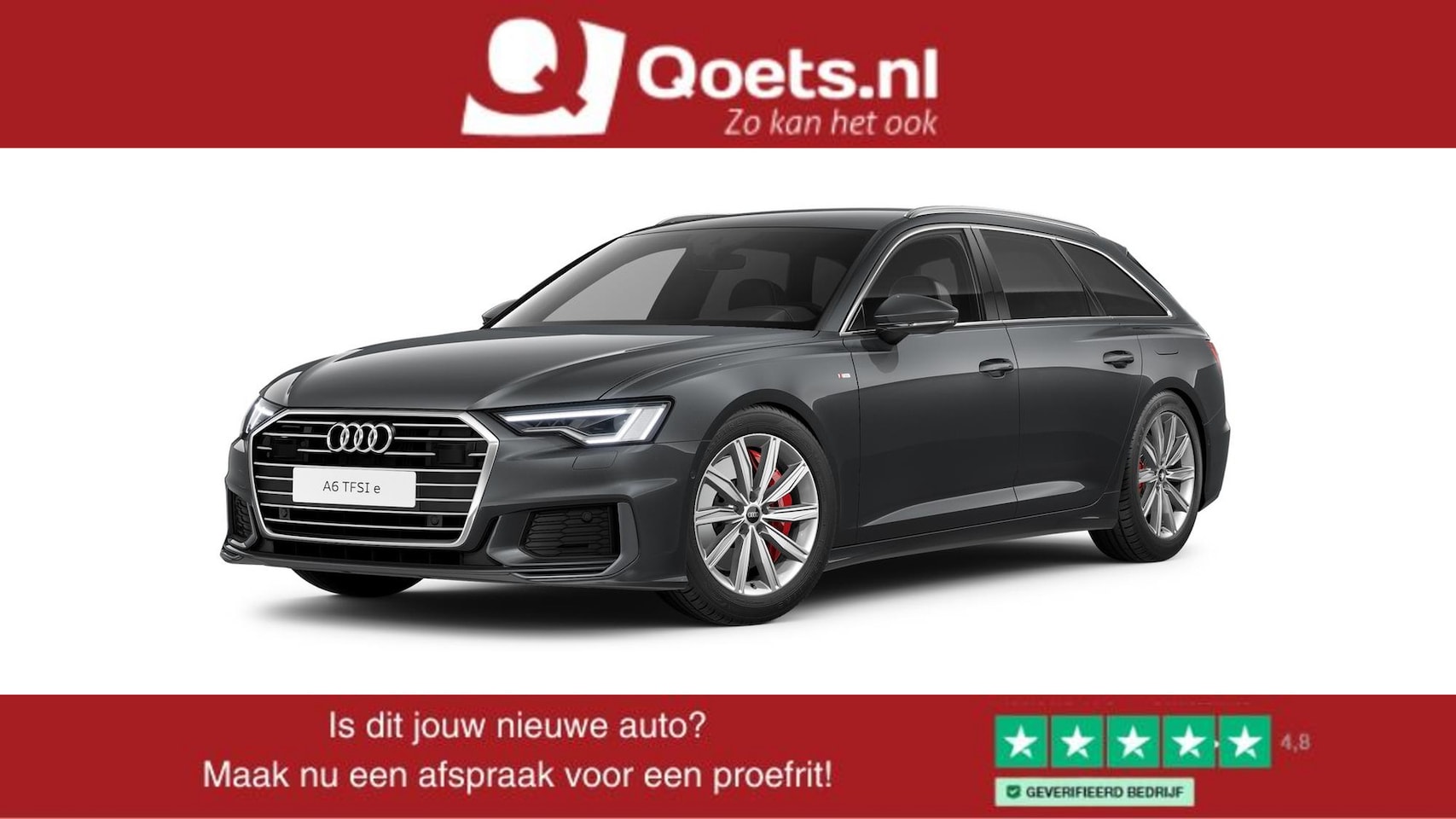 Audi A6 Avant - 55 TFSI e quattro Pro Line S Adaptive Cruise Control - Privacy glas - Sportstoelen - Stoel - AutoWereld.nl