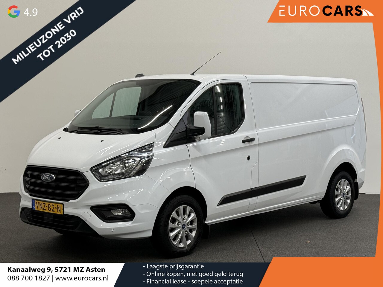 Ford Transit Custom - L2H1 Trend 130PK Automaat Navigatie DAB Parkeersensoren Airco Camera Carplay - AutoWereld.nl