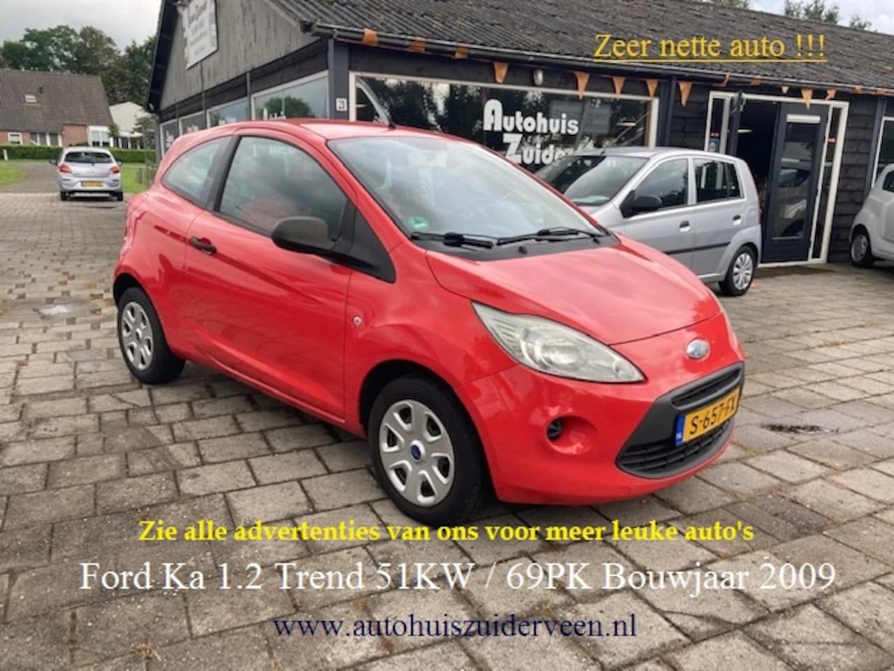 Ford Ka - 1.2 51KW 2009 Trend Zéér Nette Auto !!! - AutoWereld.nl