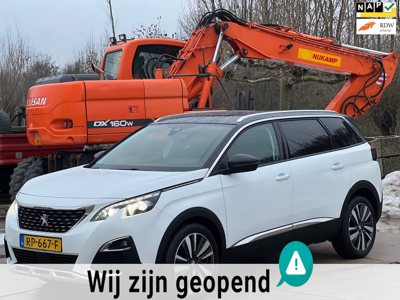 Peugeot 5008 - 1.2 PureTech Allure-7 persoons-nieuwe riem-nette auto - AutoWereld.nl