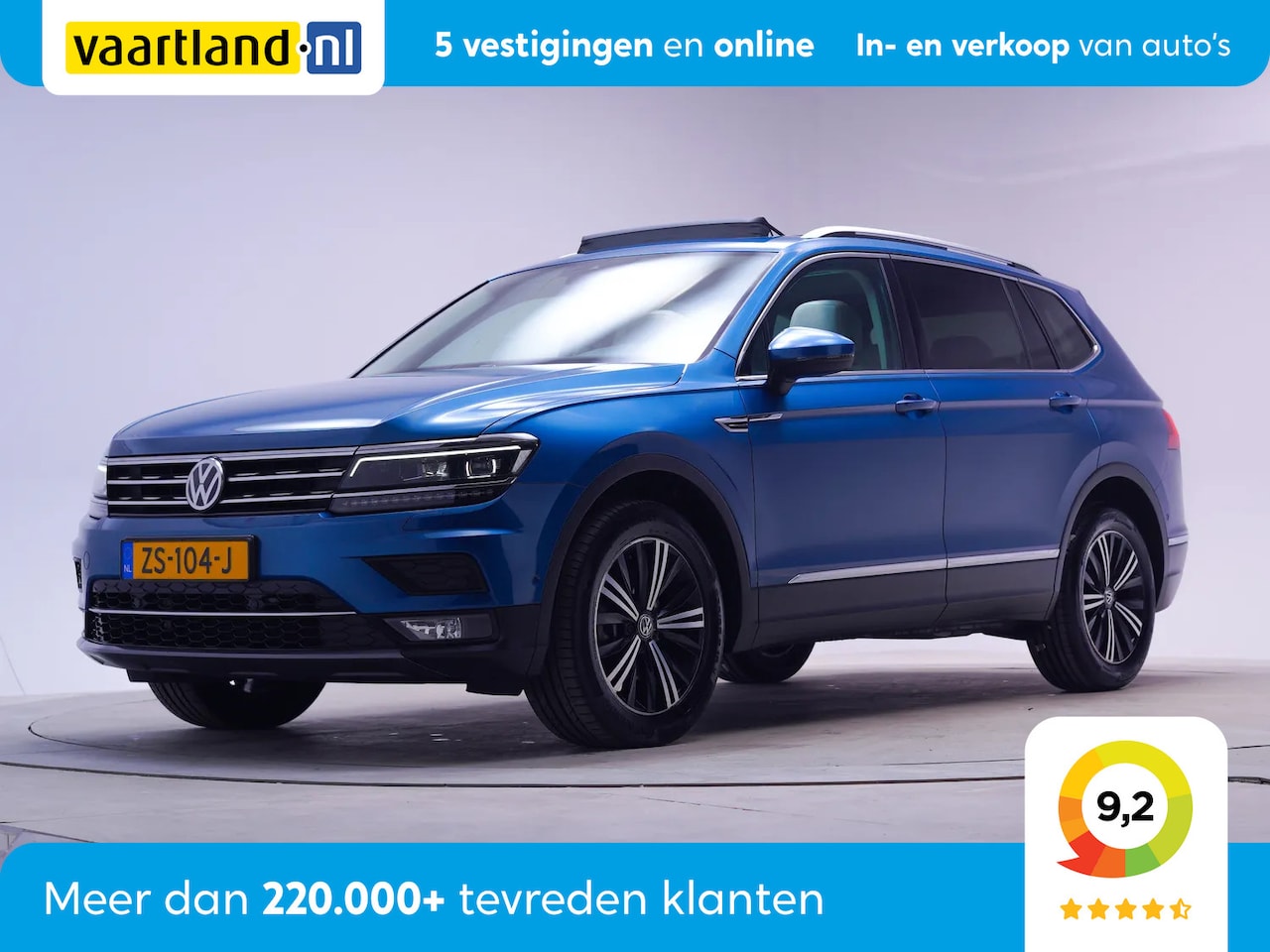 Volkswagen Tiguan Allspace - 7-Pers 1.5 TSI 150pk Highline Executive Aut. [ Panorama Leder Virtual ] - AutoWereld.nl
