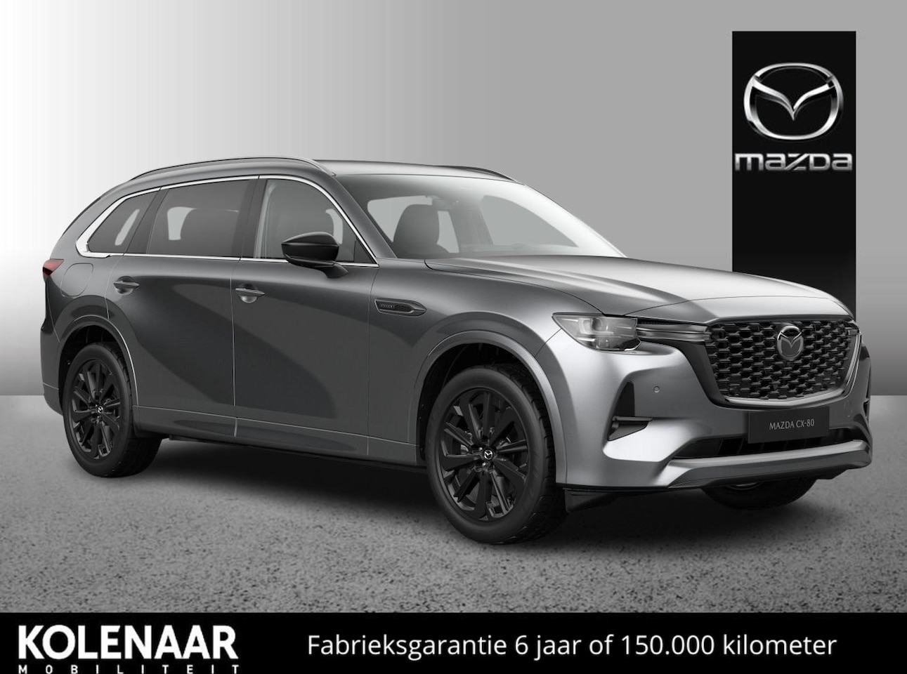 Mazda CX-80 - 2.5 e-Sky PHEV 327 AWD Homura Business Edition MY26/April leverbaar - AutoWereld.nl