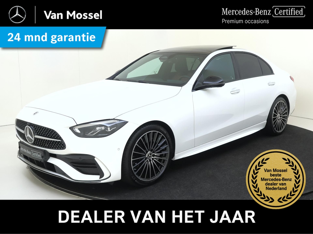 Mercedes-Benz C-klasse - 180 Star Edition AMG Line / Memory-Stoelen / Panaroma-dak / - AutoWereld.nl
