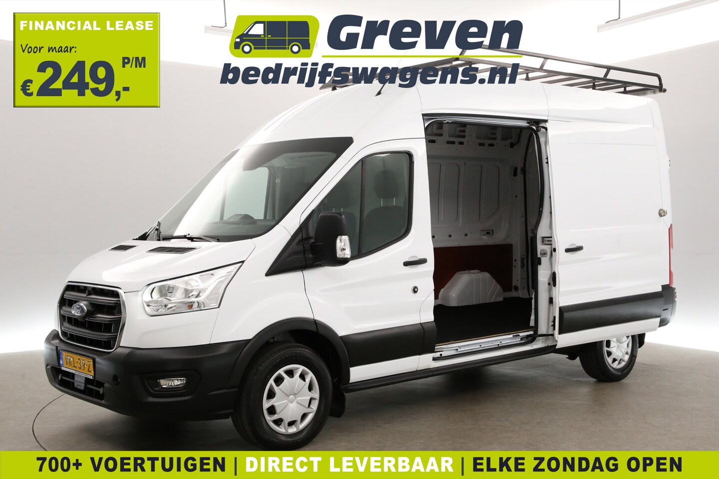 Ford Transit - 2.0 TDCI L3H3 | Euro6 | Airco | Cruise | 3-Zits | Trekh. | Parkeersens. | 2xSchuifdeur | I - AutoWereld.nl